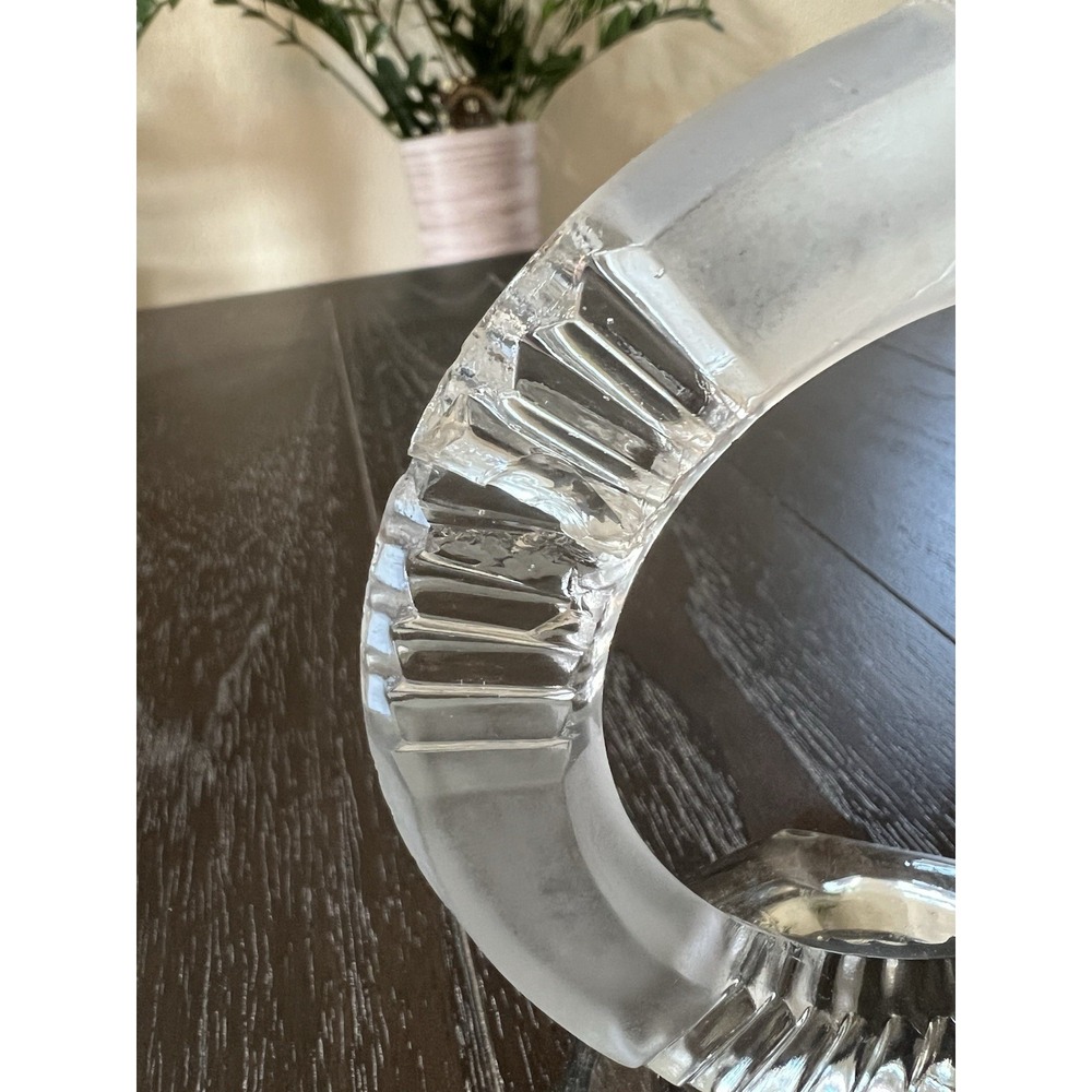 Pair Of Vintage Glass Candle Holders 1920/1930 - Picture 16 of 16